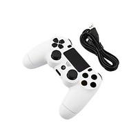 Wired Gamepad Game Controller for PS4 (White Color, Factory-OEM)