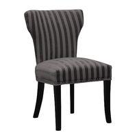 Windsor Stripe Dining Chair Charcoal