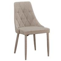 Wilkinson Modern Dining Chair In Beige Fabric