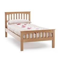 windsor oak wooden bed frame single