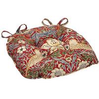 William Morris Button Effect Seat Pad