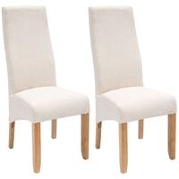 Willis and Gambier Wavey Erin Natural Dining Chair with Light Leg (Pair)