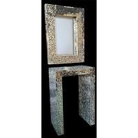 Wilde Java Mosaic Rectangular Slim Mirror