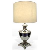 wilde java nickle majestic table lamp and shade