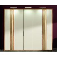 Wiemann Santos Wardrobe with White Glass Front