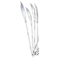 Wilde Java White Coco Spear - Set of 10