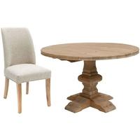 Willis and Gambier Revival Hampstead Round Dining Set with 4 Pinner Chairs