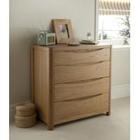 winsor stockholm oak 4 chest of drawer