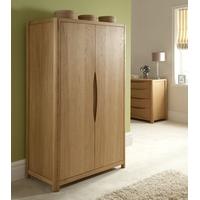 Winsor Stockholm Oak 2 Door Wardrobe