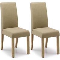 Willis and Gambier Originals Harlequin Olive Dining Chair with Light Leg (Pair)