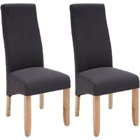 willis and gambier wavey erin noir dining chair with light leg pair