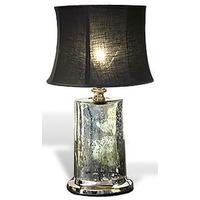 Wilde Java Mercury Oval Table Lamp and Black Shade