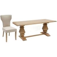 willis and gambier revival maida vale extending dining set with 6 card ...