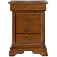 Willis and Gambier Louis Philippe Honeycomb 3 Drawer Bedside Cabinet