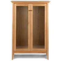 Willis and Gambier Spirit Oak Small Glazed Display Cabinet
