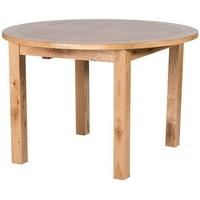 Willis and Gambier Originals Normandy Oak Round Fixed Top Dining Table