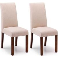 Willis and Gambier Originals Harlequin Camel Dining Chair with Dark Leg (Pair)