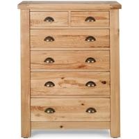 Willis and Gambier Originals Normandy Oak 2+4 Tall Chest of Drawer