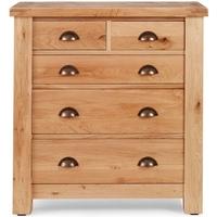 Willis and Gambier Originals Normandy Oak 2+3 Low Chest of Drawer
