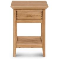 Willis and Gambier Spirit Oak 1 Drawer Bedside Table