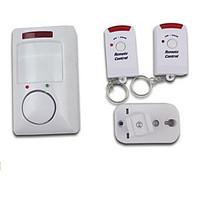 Wireless Infrared Motion Detecting Alarm System with Two Remote Controls for Home Security