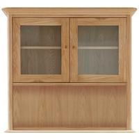 willis and gambier spirit oak small glazed top