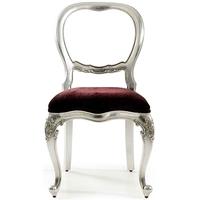 willis and gambier cristal silver leaf bedroom chair