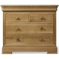 Willis and Gambier Lyon Oak Low 2+2 Drawer Chest