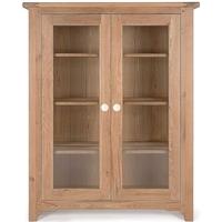 Willis and Gambier Gloucester Oak Low Glazed Display Cabinet