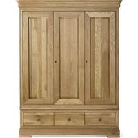 Willis and Gambier Lyon Oak Triple Wardrobe