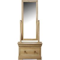 Willis and Gambier Lyon Oak Cheval Mirror