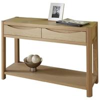 winsor stockholm oak 2 drawer hall table