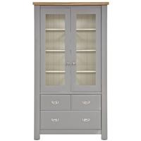 willis and gambier genoa painted glazed display cabinet