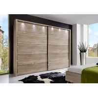 Wiemann Hollywood 4 Sliding Wardrobe with Lines in Carcase Colour