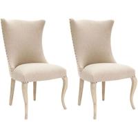 Willis and Gambier Revival Barcelona Script Back Chair (Pair)