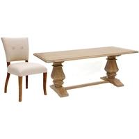 willis and gambier revival maida vale extending dining set with 6 crox ...