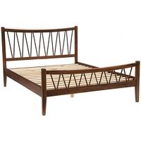 Willis and Gambier Elegance Black Walnut Bed and Slats - High Foot End