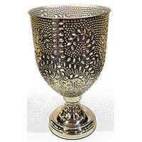 Wilde Java Silver Embossed Trophy Vase