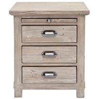 Willis and Gambier West Coast Pine Bedside Cabinet - 3 Drawer