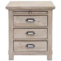 willis and gambier west coast pine bedside cabinet 3 drawer