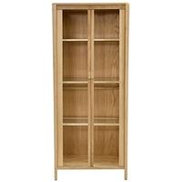 willis and gambier kennedy oak display cabinet