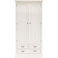 Willis and Gambier Originals Siena Off White Double Wardrobe