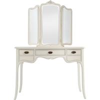 Winsor Isabel Ivory Dressing Table with Triple Mirror