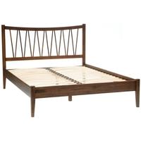 willis and gambier elegance black walnut bed and slats low foot end