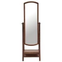 Willis and Gambier Elegance Black Walnut Cheval Mirror