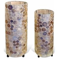 Wilde Java Coin Gold Lamp - Set of 2
