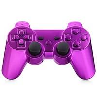 Wireless Bluetooth Gamepad Game Console for PS3 Goldplated (Multicolor)