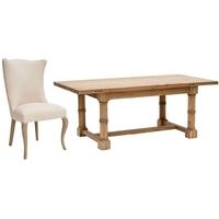 willis and gambier revival collingsdale dining set with 6 barcelona ch ...