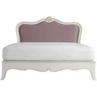 Winsor Isabel Ivory Bed with Upholstered Headboard