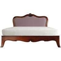 Winsor Olivia Solid Mahogany Bed with Upholstered Headboard